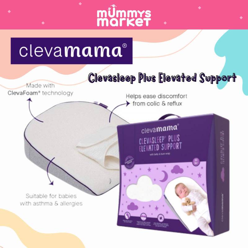 Clevamama ClevaSleep Plus Elevated Support Baby Mattress/Pillow
